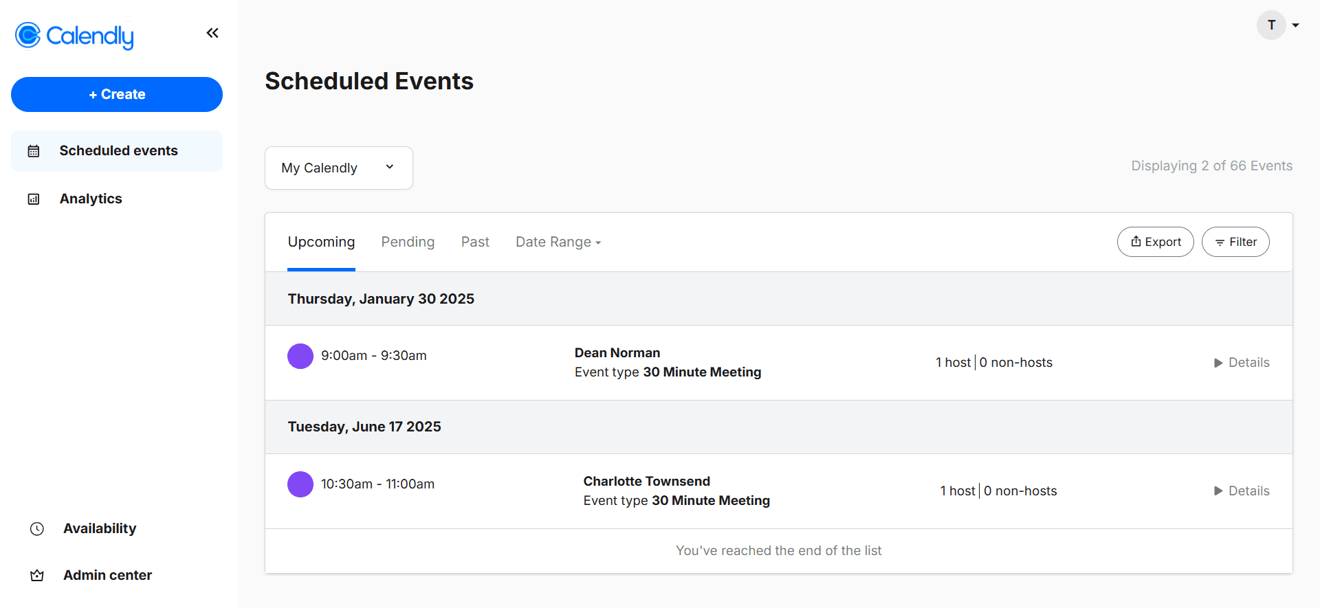 Calendly - Appointment Management System preview